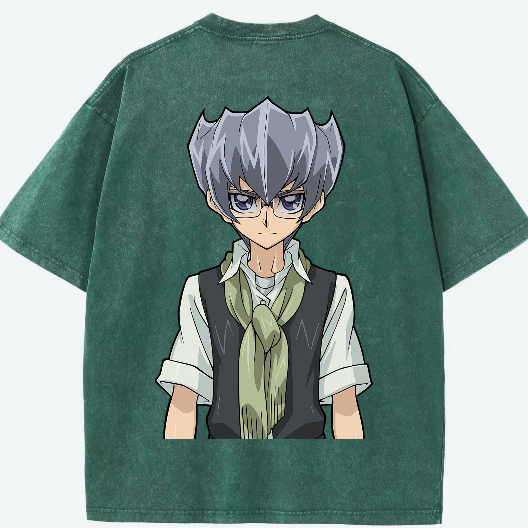 （画像用） 遊☆戯☆王 Yu-Gi-Oh! 綿100% ヴィンテージ風 半袖Tシャツ（背面プリント）